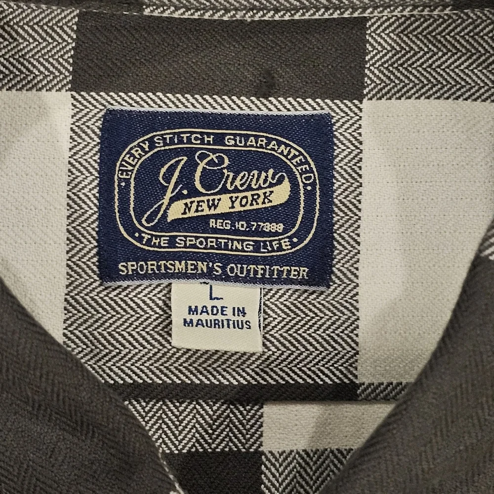 J. Crew Flannel Button Down L
